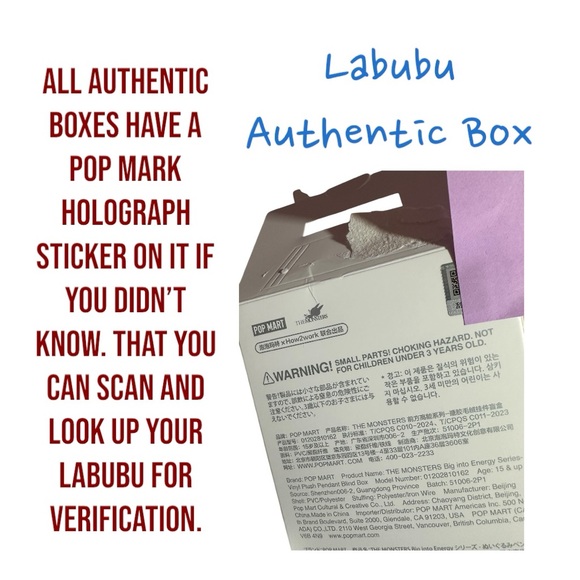 Pop Mart Labubu The Monsters Big into Energy Series Vinyl Plush HOPE - Picture 8 of 8